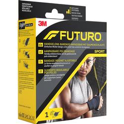Verpackung einer verstellbaren Handgelenkbandage für Sport mit Daumenschlaufe.